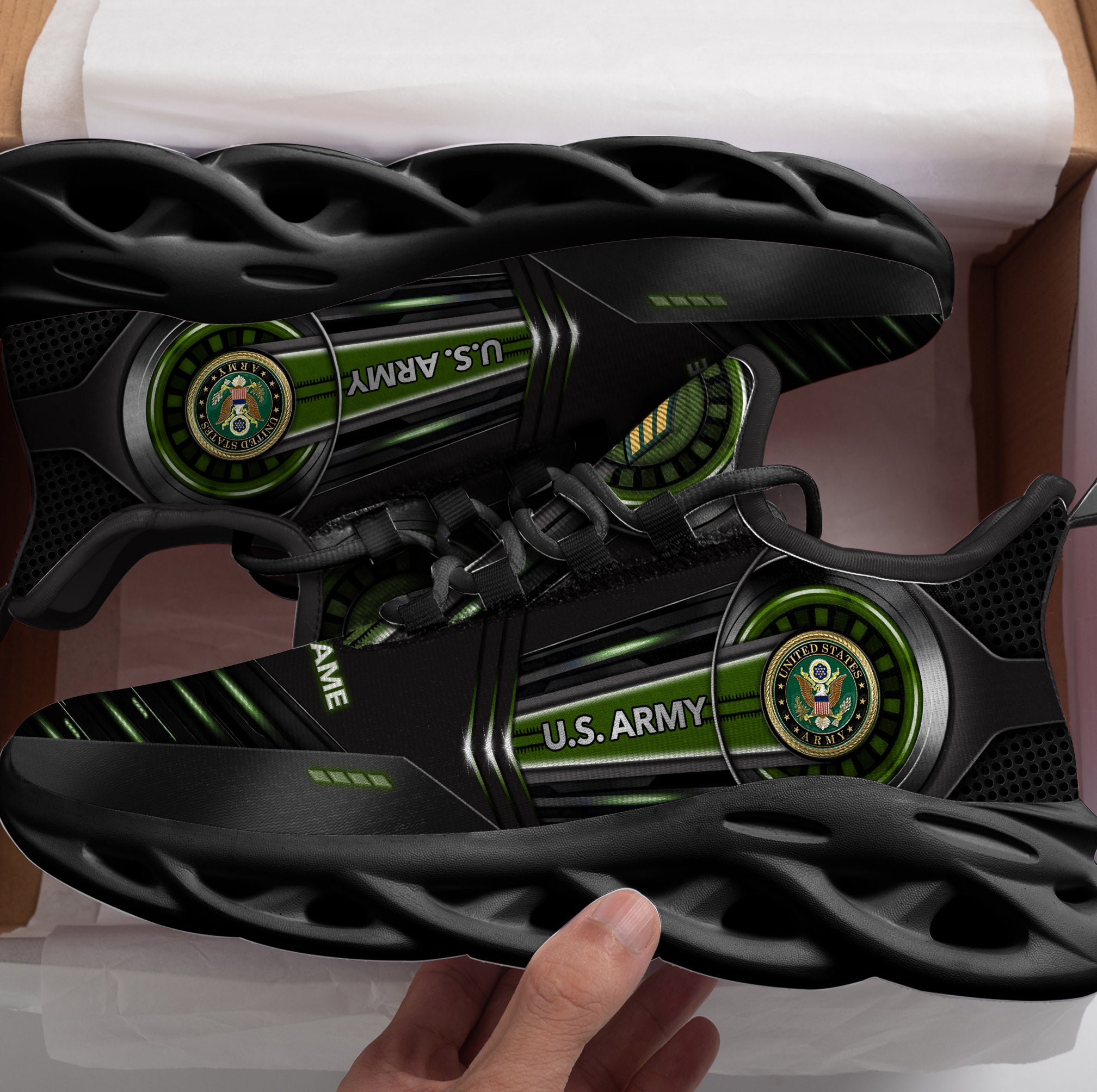 Ideafootwear US Army Max Soul Shoes Sneakers For Men And Women