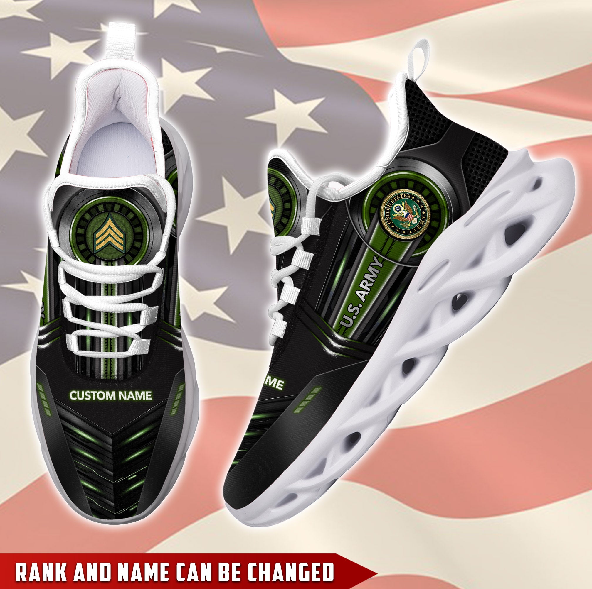 Ideafootwear US Army Max Soul Shoes Sneakers For Men And Women