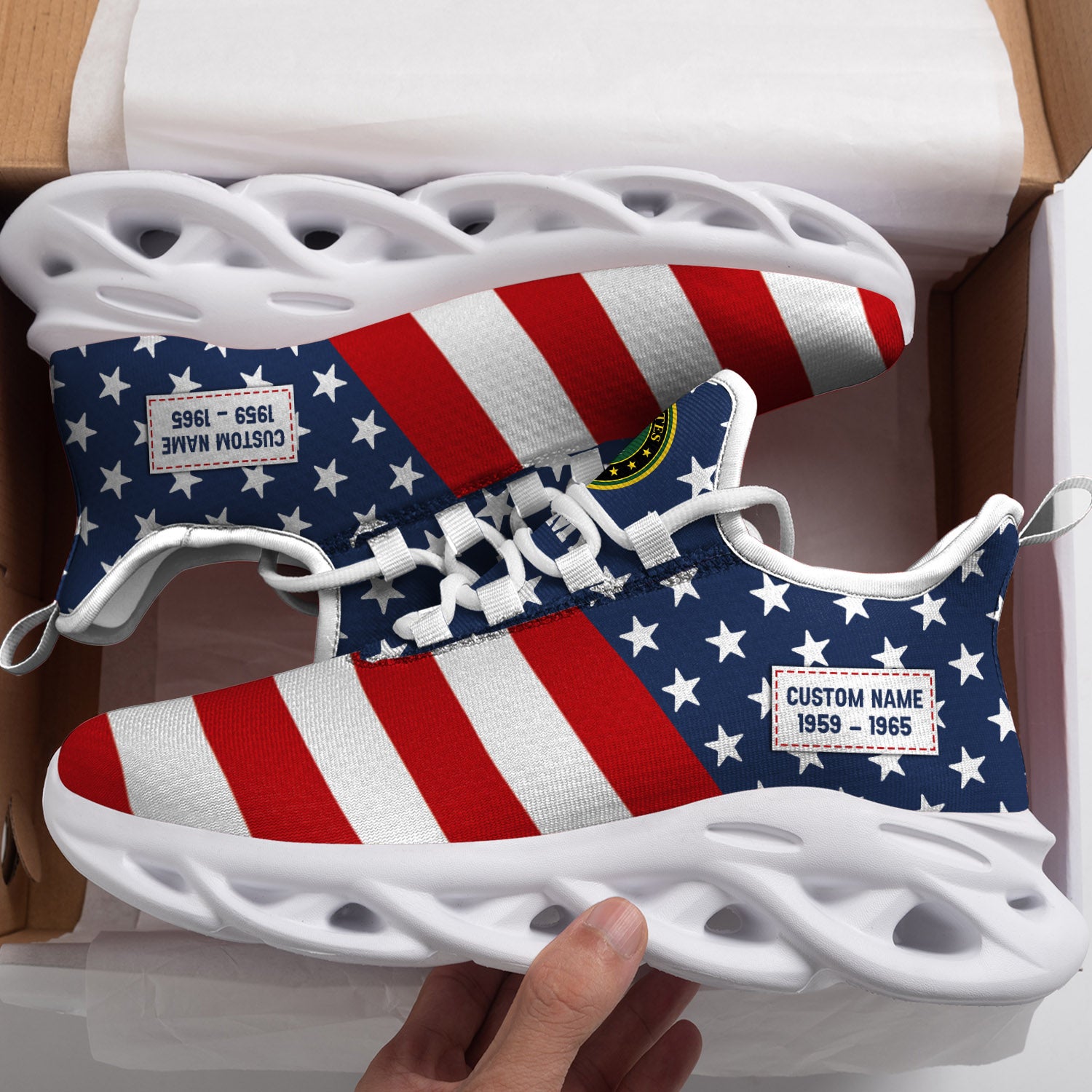 Ideafootwear US Army Max Soul Shoes Sneakers For Men And Women