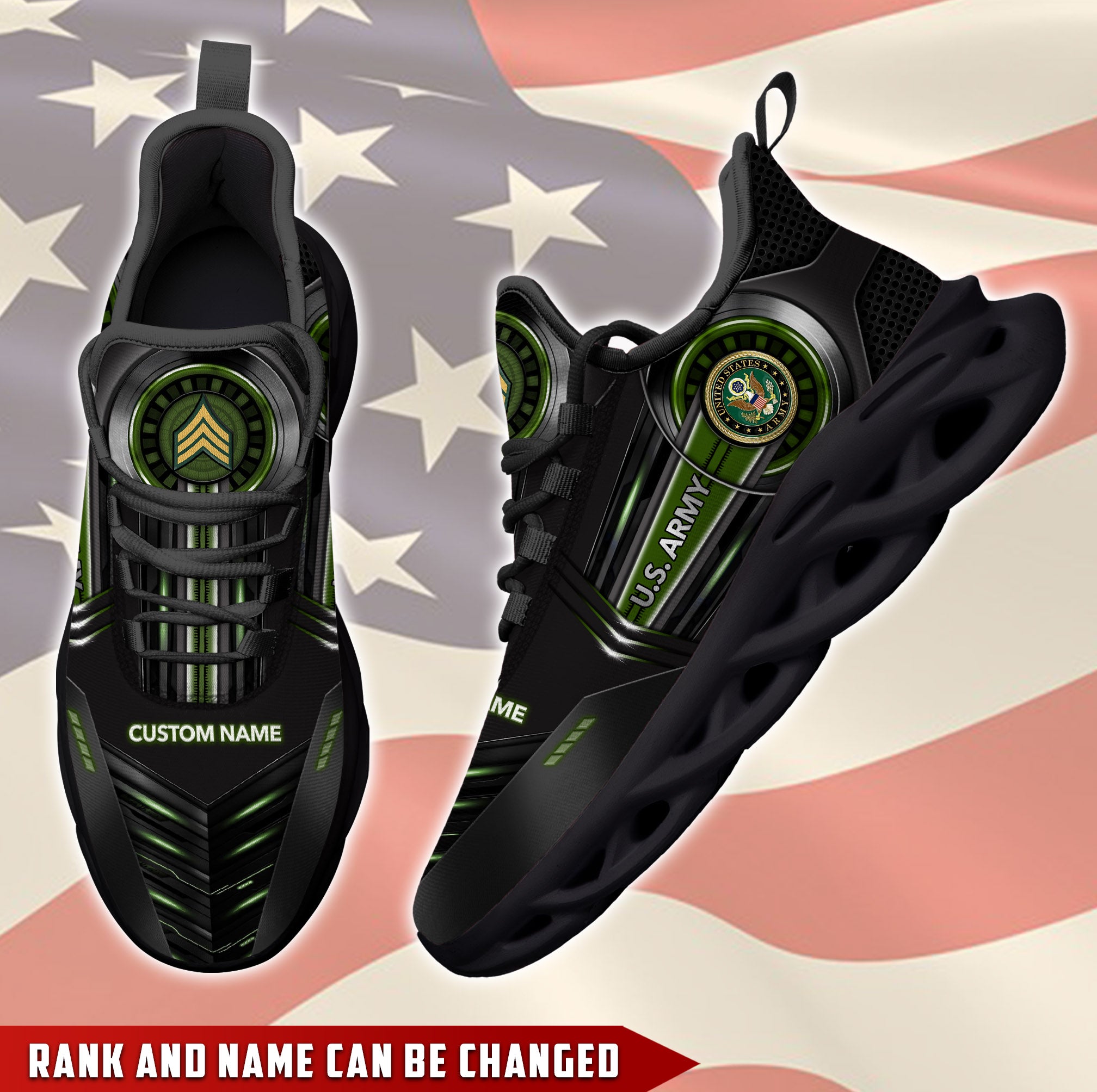 Ideafootwear US Army Max Soul Shoes Sneakers For Men And Women