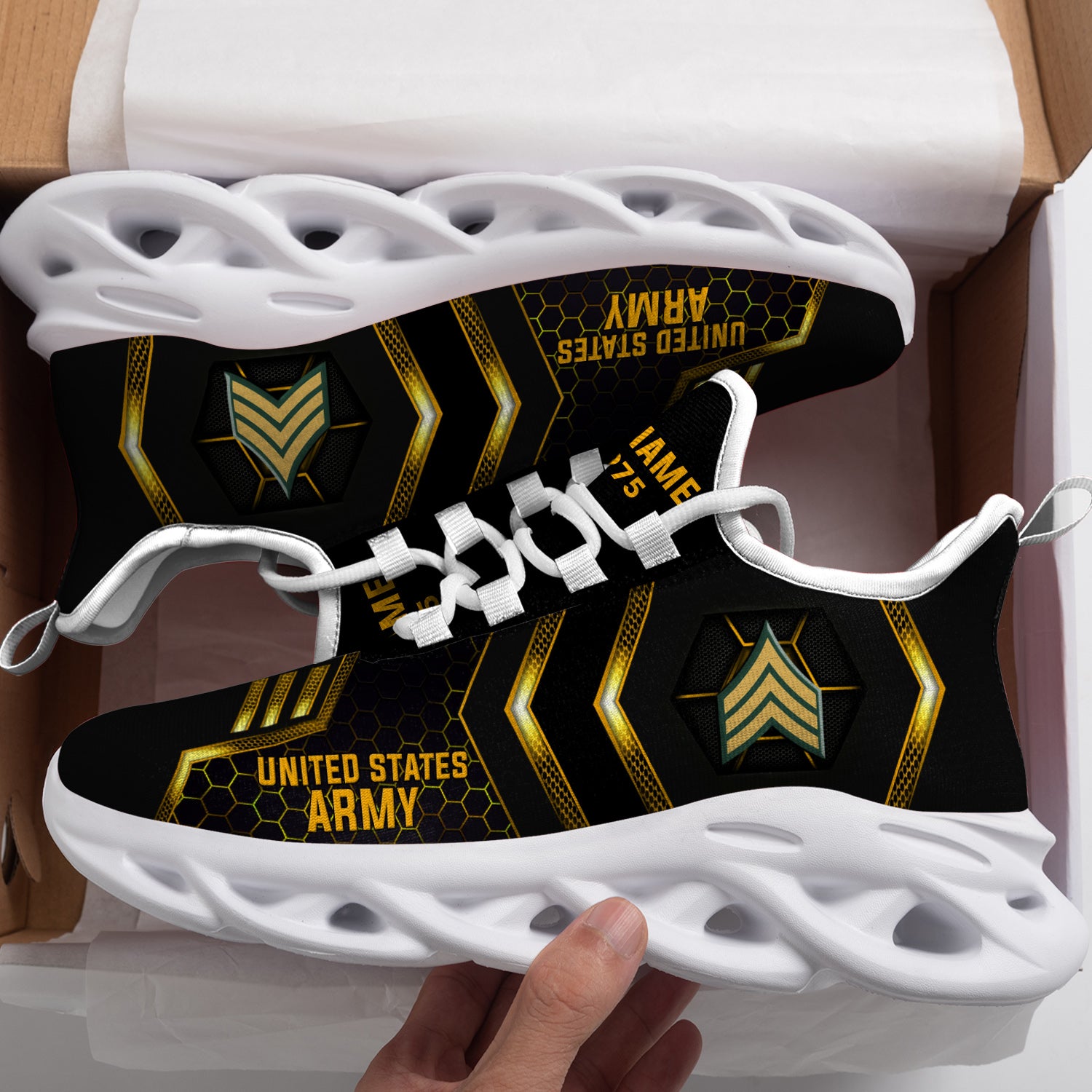 Ideafootwear US Army Max Soul Shoes Sneakers For Men And Women