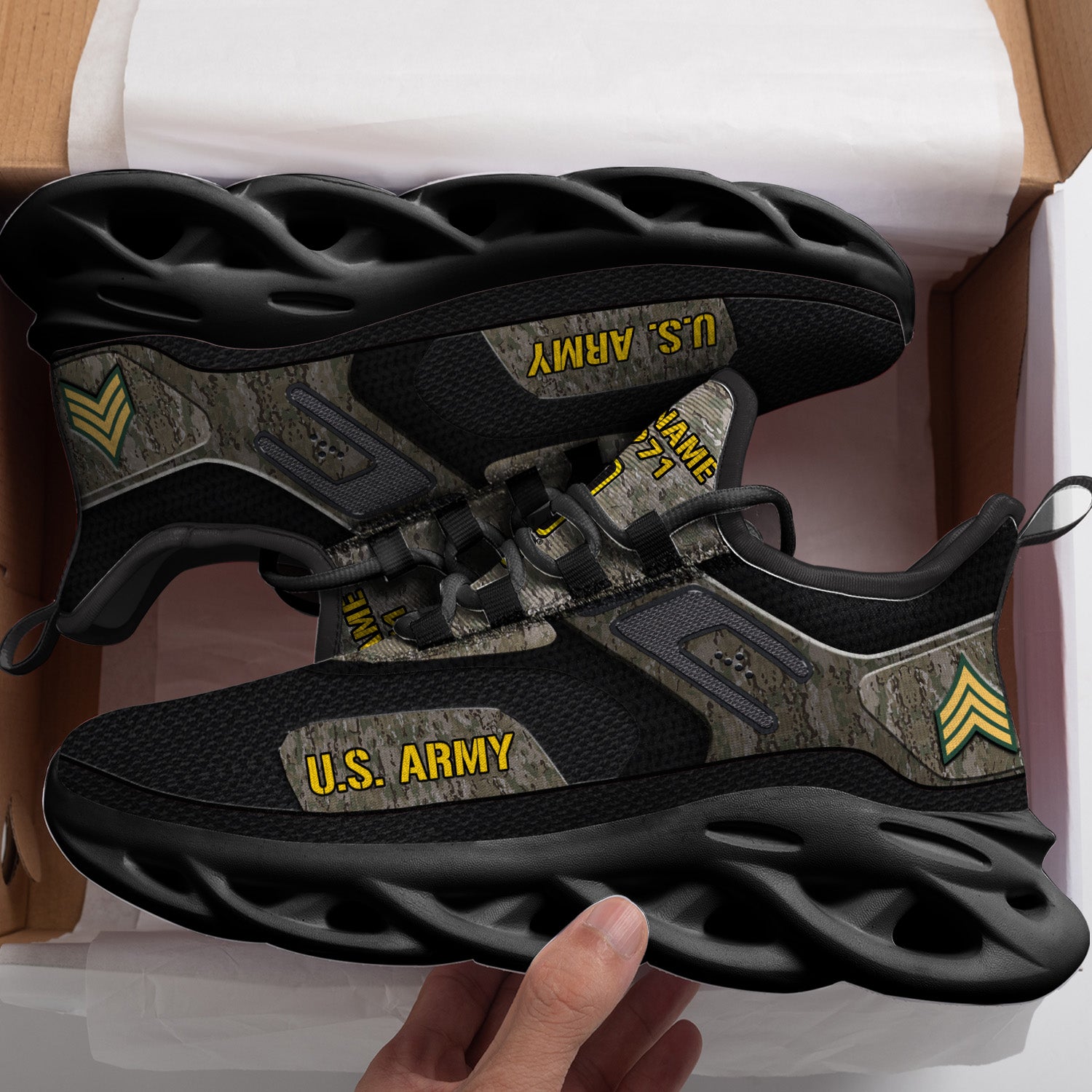 Ideafootwear US Army Max Soul Shoes Sneakers For Men And Women