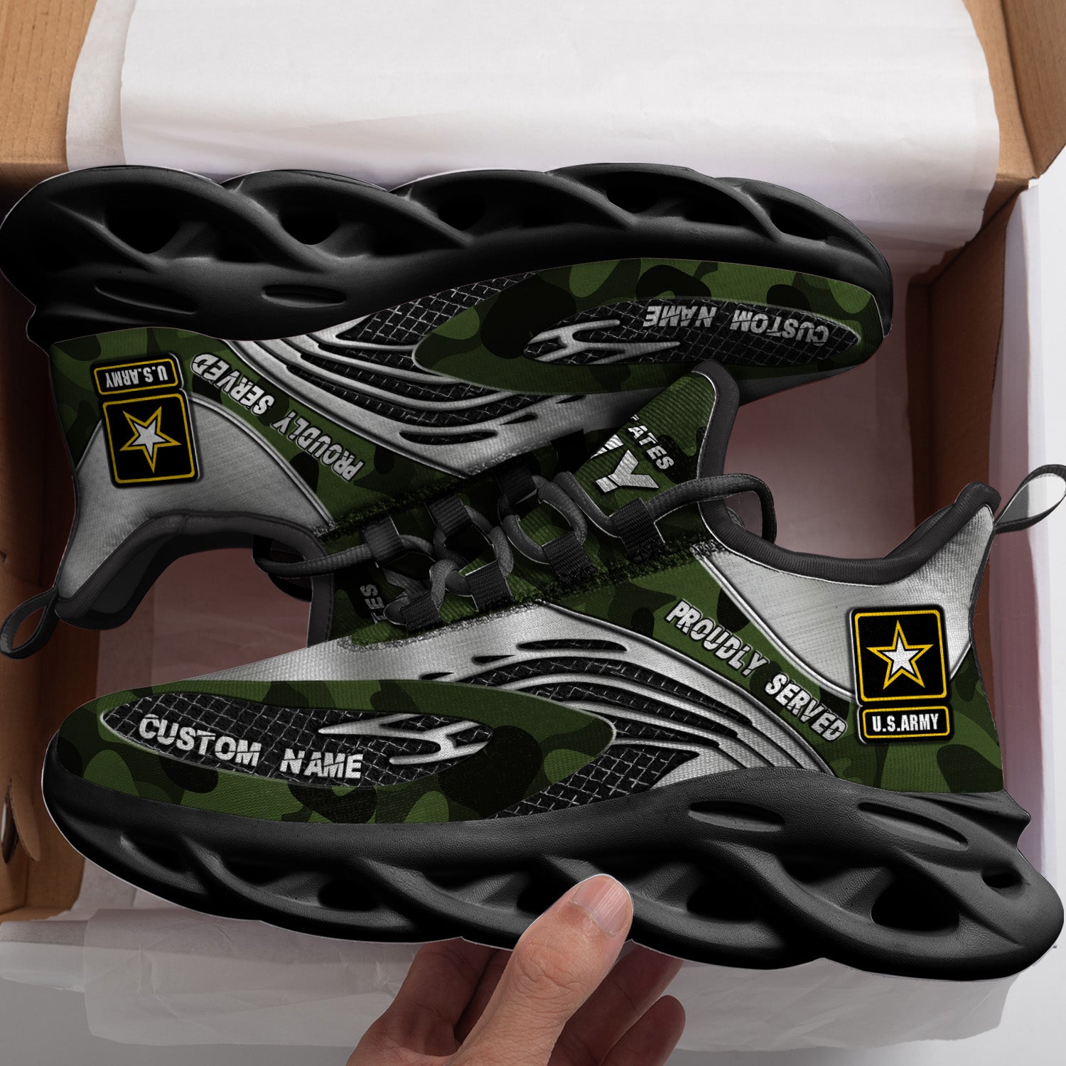 Ideafootwear US Army Max Soul Shoes Sneakers For Men And Women