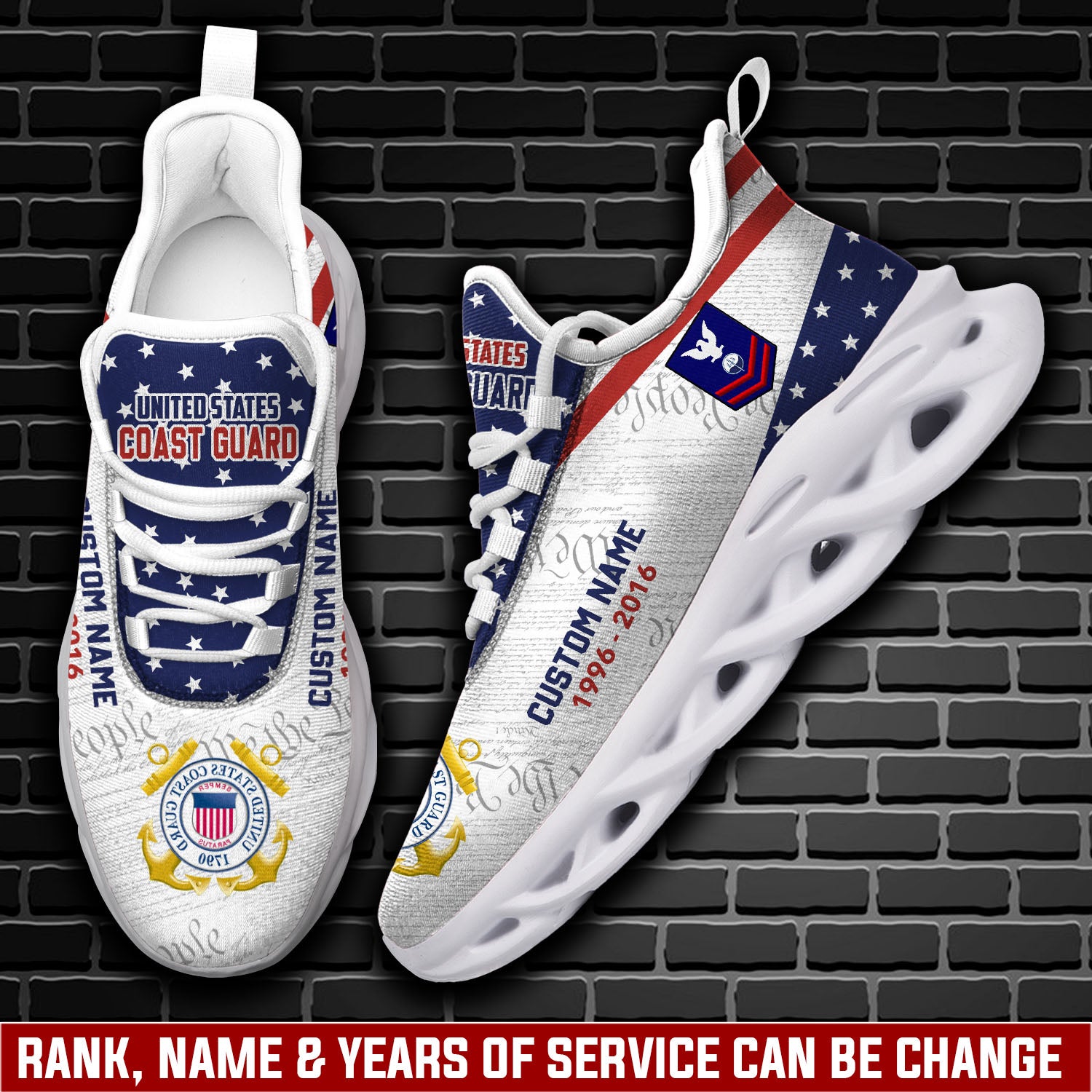 Ideafootwear US Coast Guard Max Soul Shoes Sneakers For Men And Women