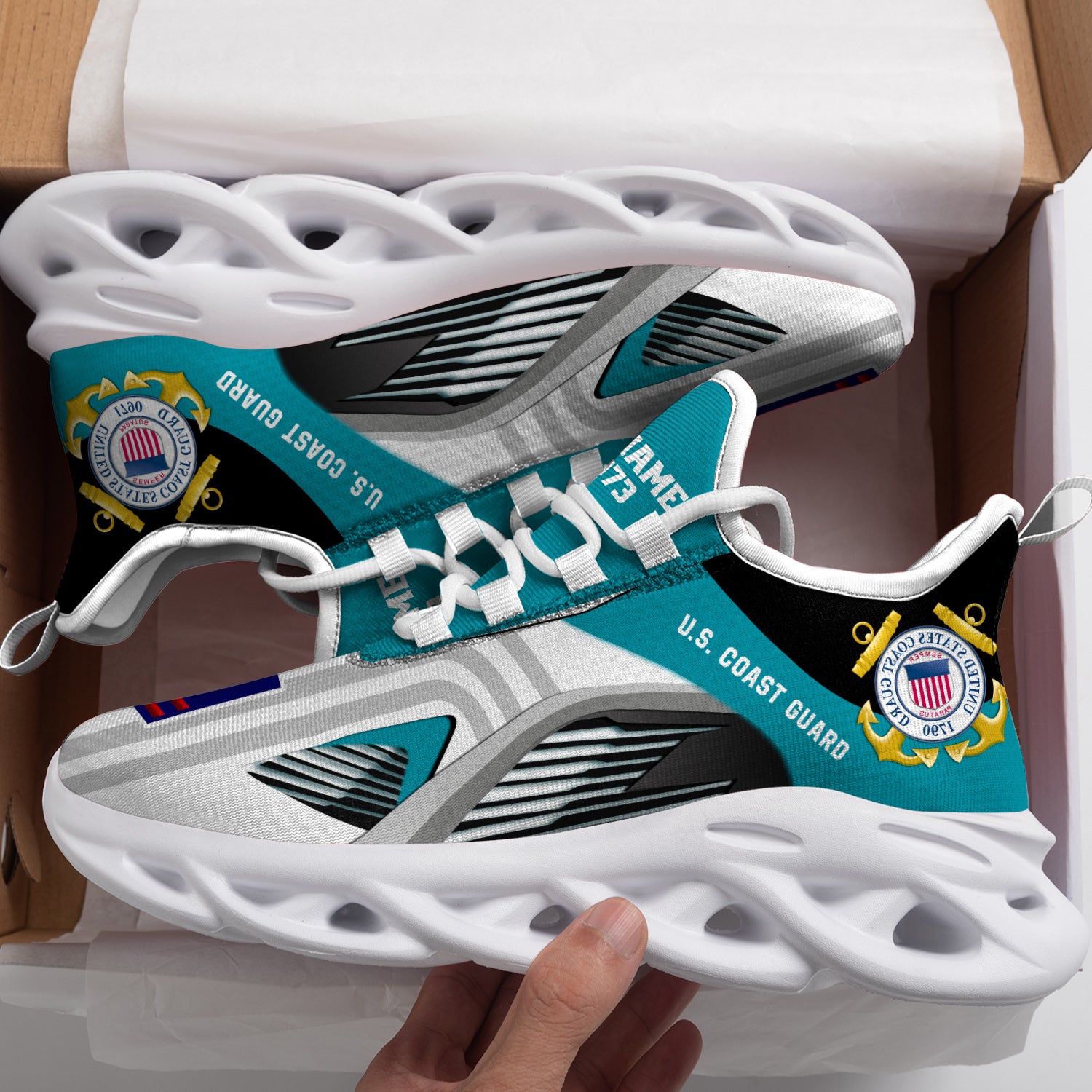 Ideafootwear US Coast Guard Max Soul Shoes Sneakers For Men And Women