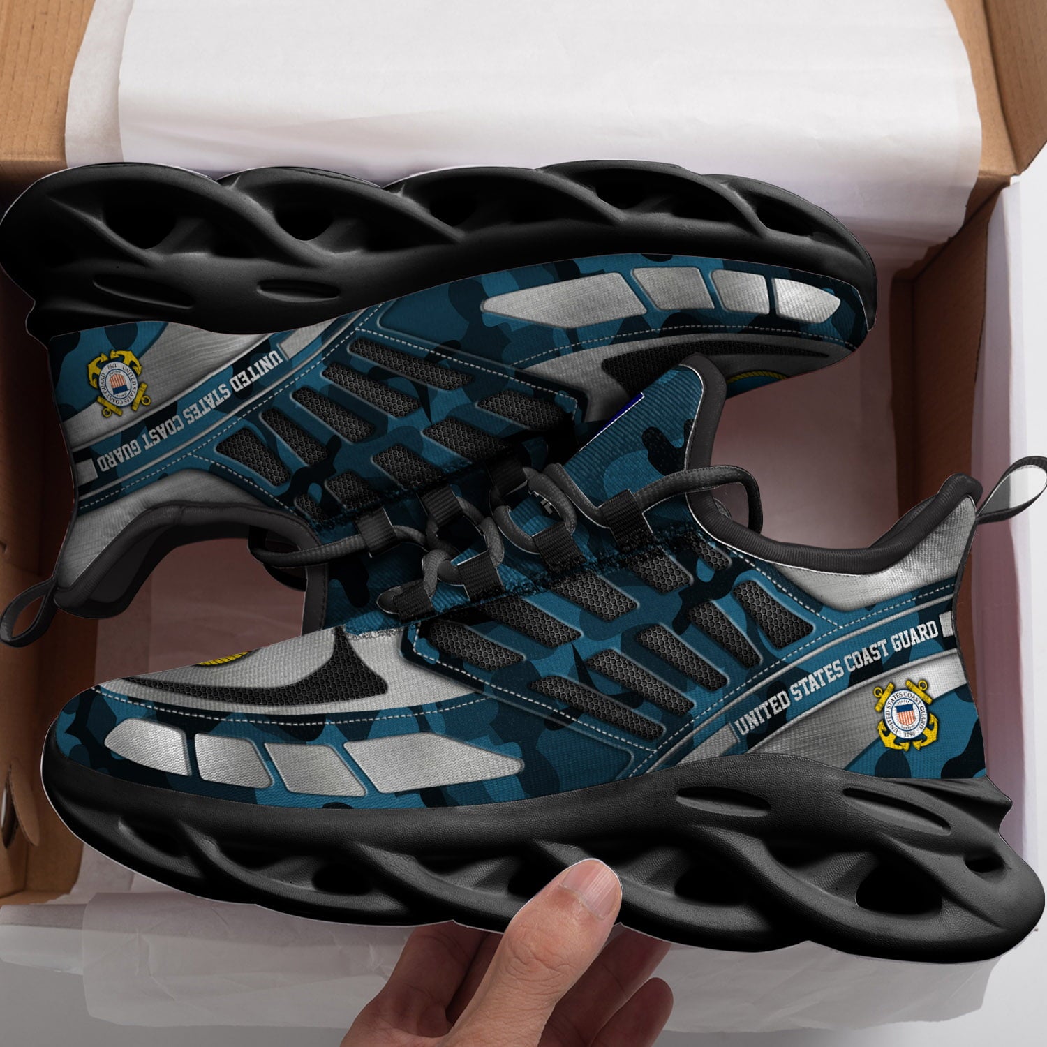 Ideafootwear US Coast Guard Max Soul Shoes Sneakers For Men And Women