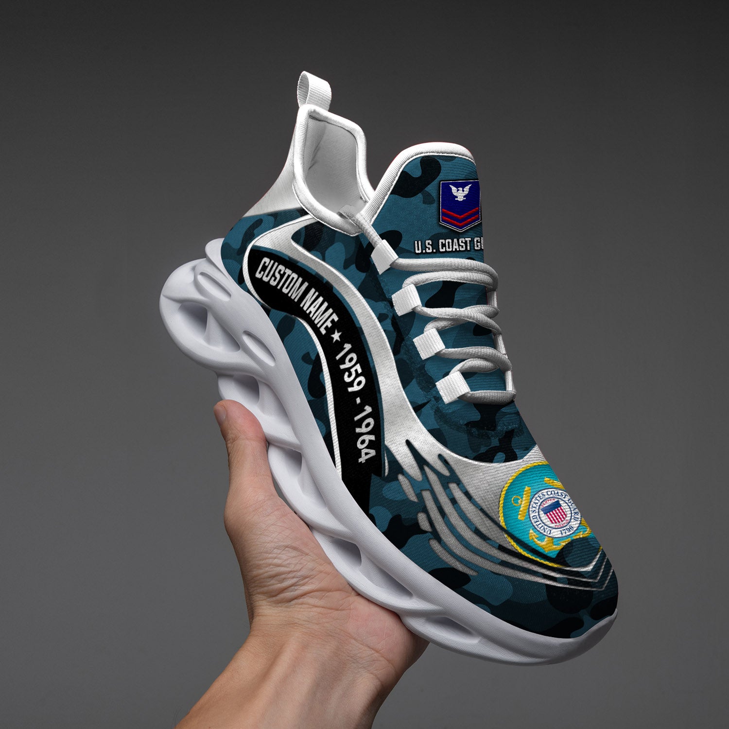 Ideafootwear US Coast Guard Max Soul Shoes Sneakers For Men And Women