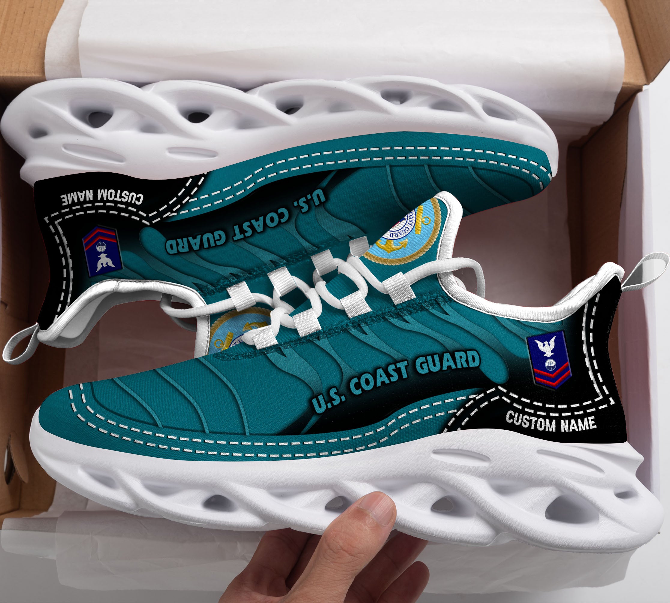 Ideafootwear US Coast Guard Max Soul Shoes Sneakers For Men And Women
