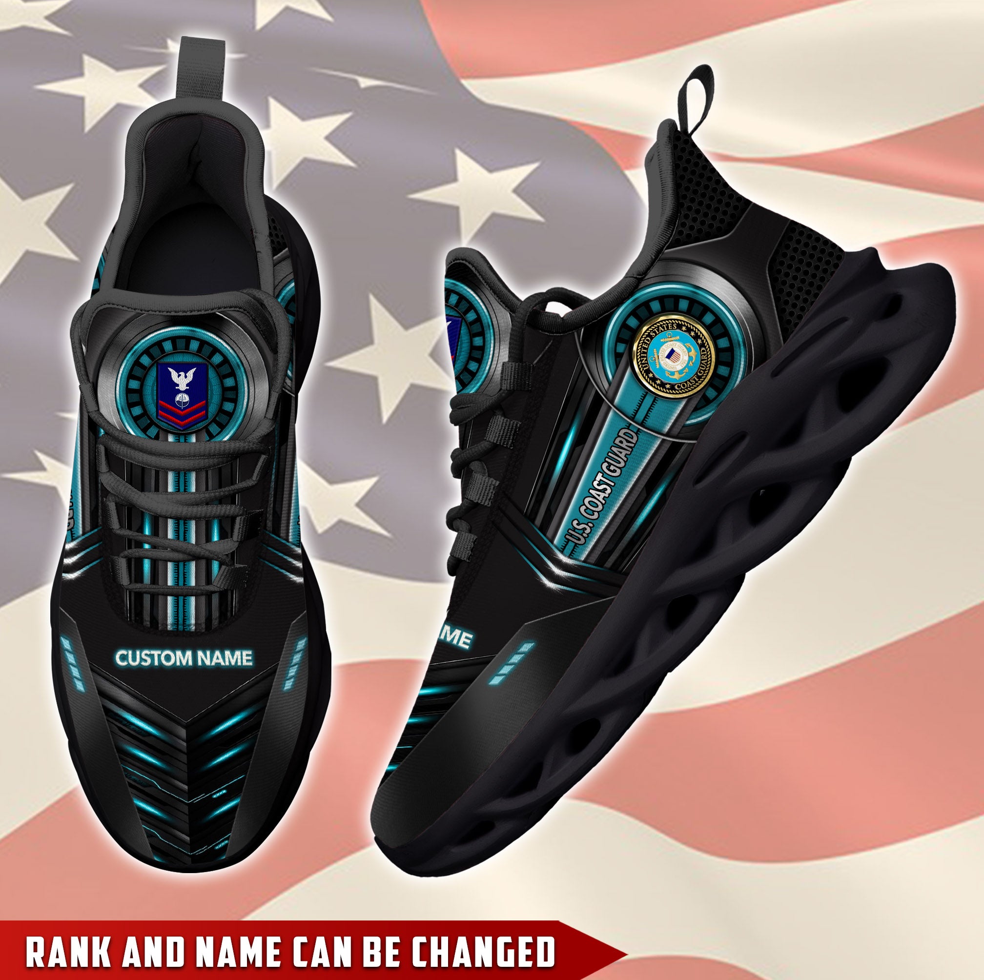 Ideafootwear US Coast Guard Max Soul Shoes Sneakers For Men And Women