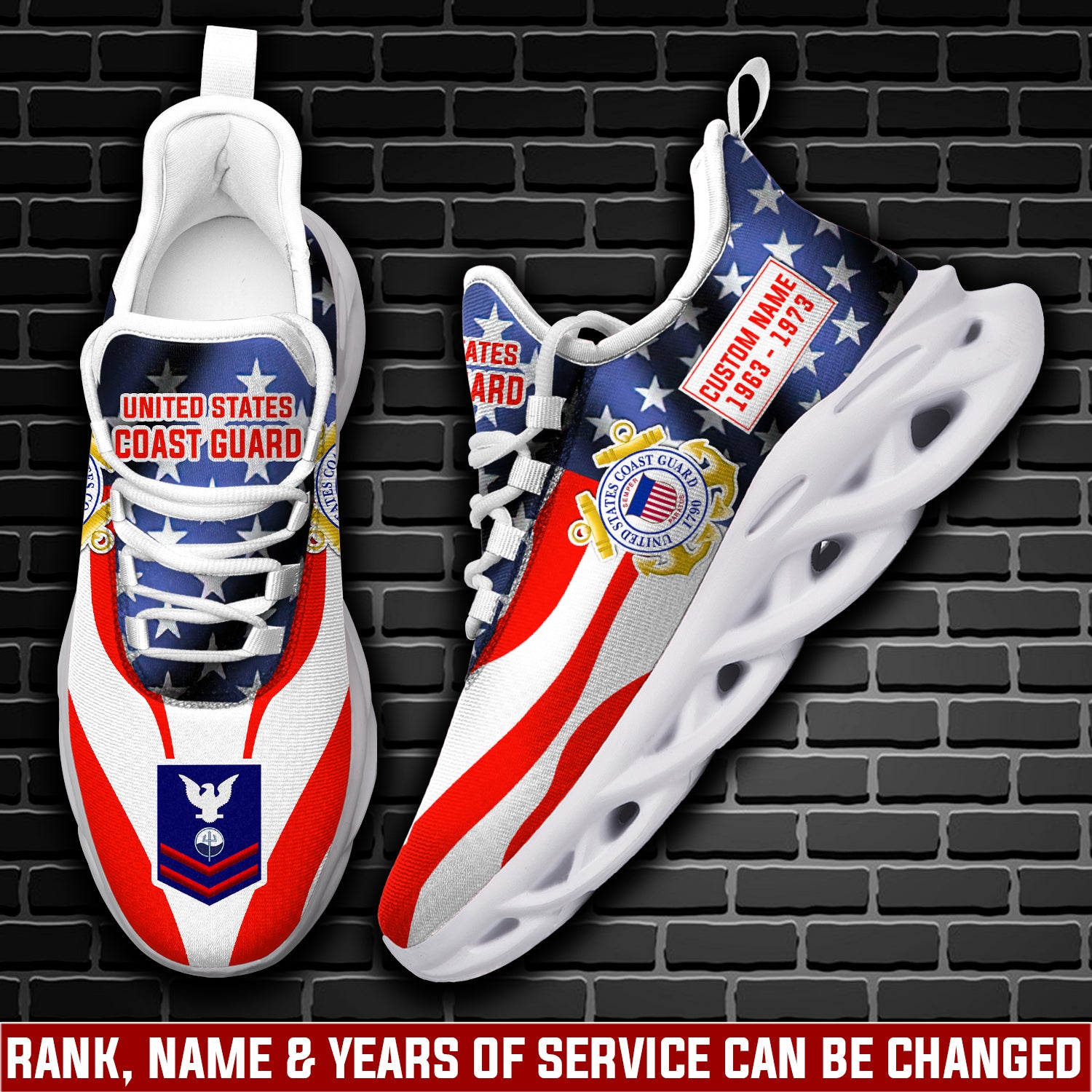 Ideafootwear US Coast Guard Max Soul Shoes Sneakers For Men And Women
