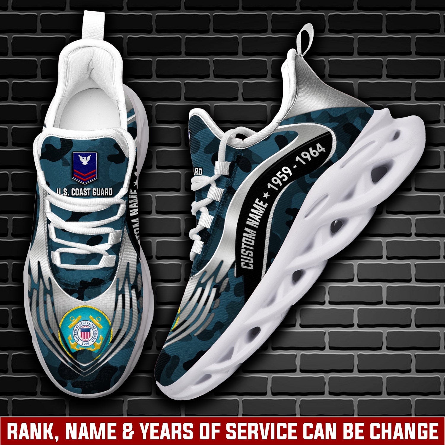 Ideafootwear US Coast Guard Max Soul Shoes Sneakers For Men And Women