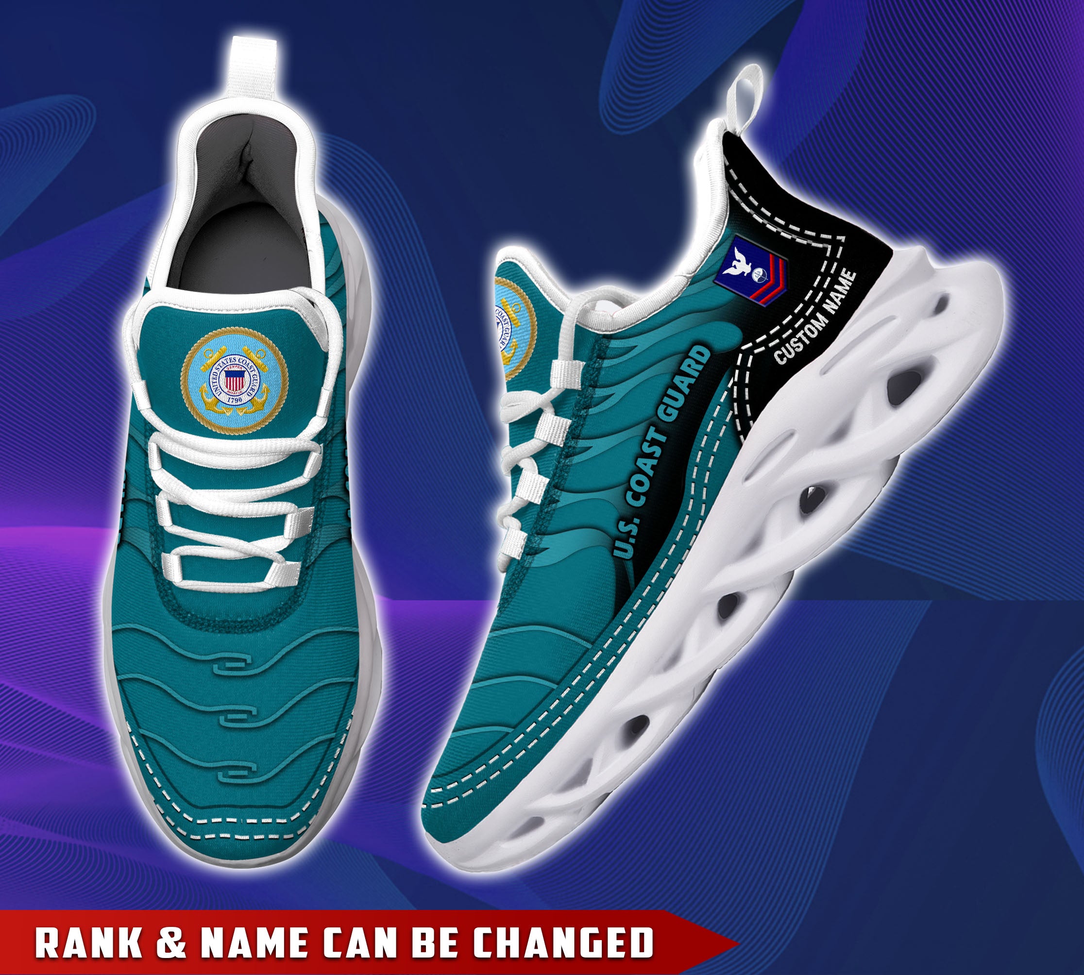 Ideafootwear US Coast Guard Max Soul Shoes Sneakers For Men And Women
