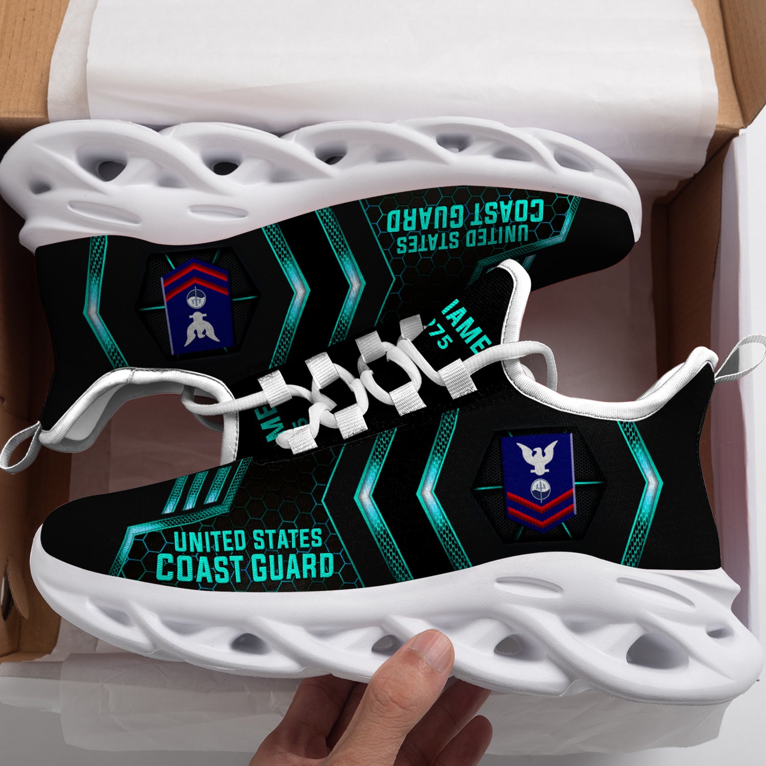 Ideafootwear US Coast Guard Max Soul Shoes Sneakers For Men And Women