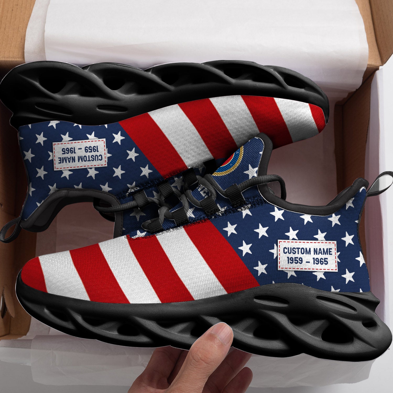 Ideafootwear US Marine Corps Max Soul Shoes Sneakers For Men And Women