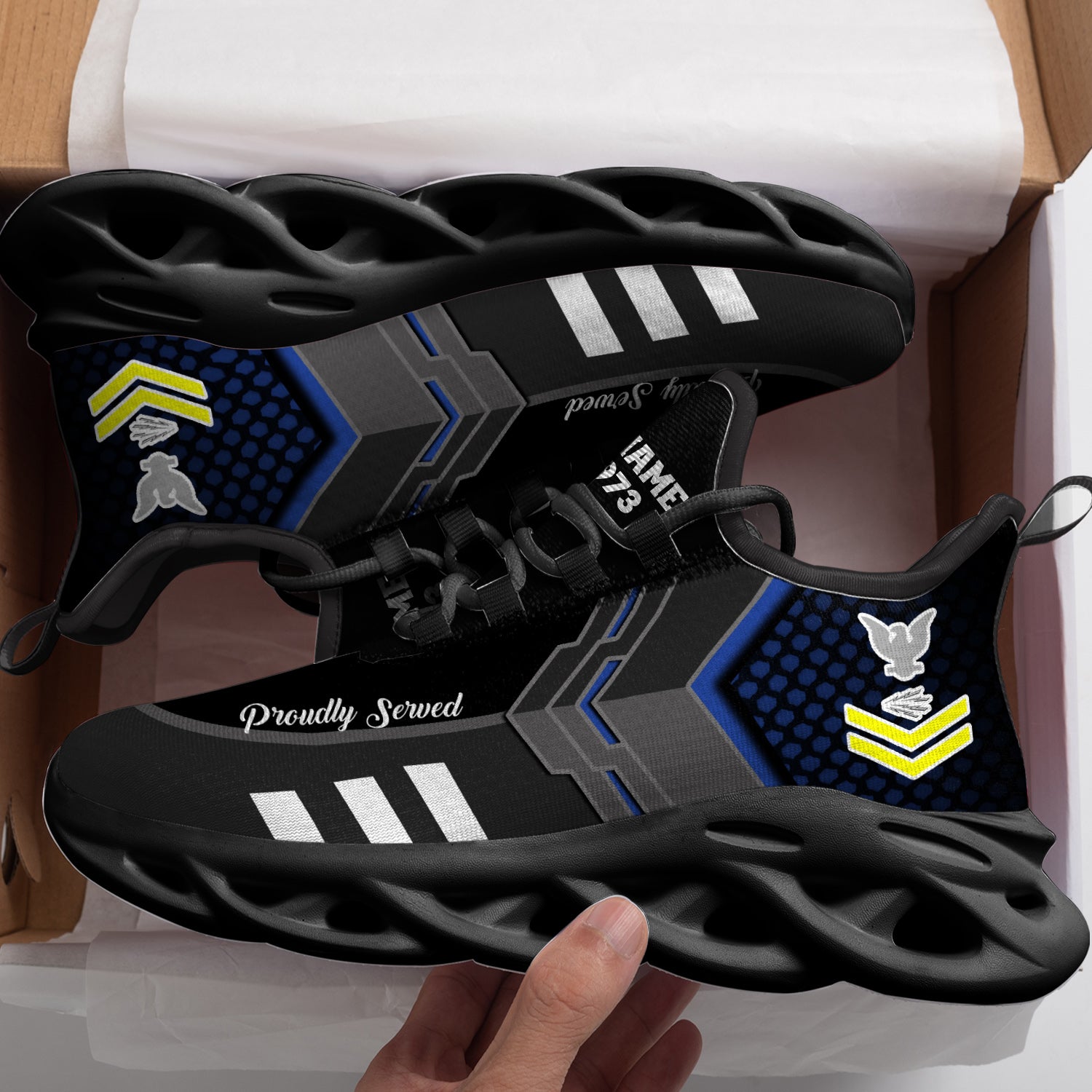 Ideafootwear US Navy Max Soul Shoes Sneakers For Men And Women