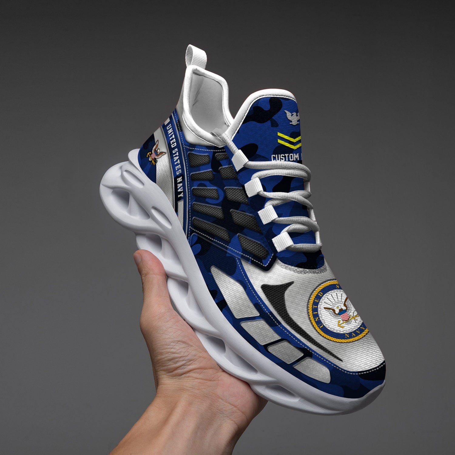 Ideafootwear US Navy Max Soul Shoes Sneakers For Men And Women