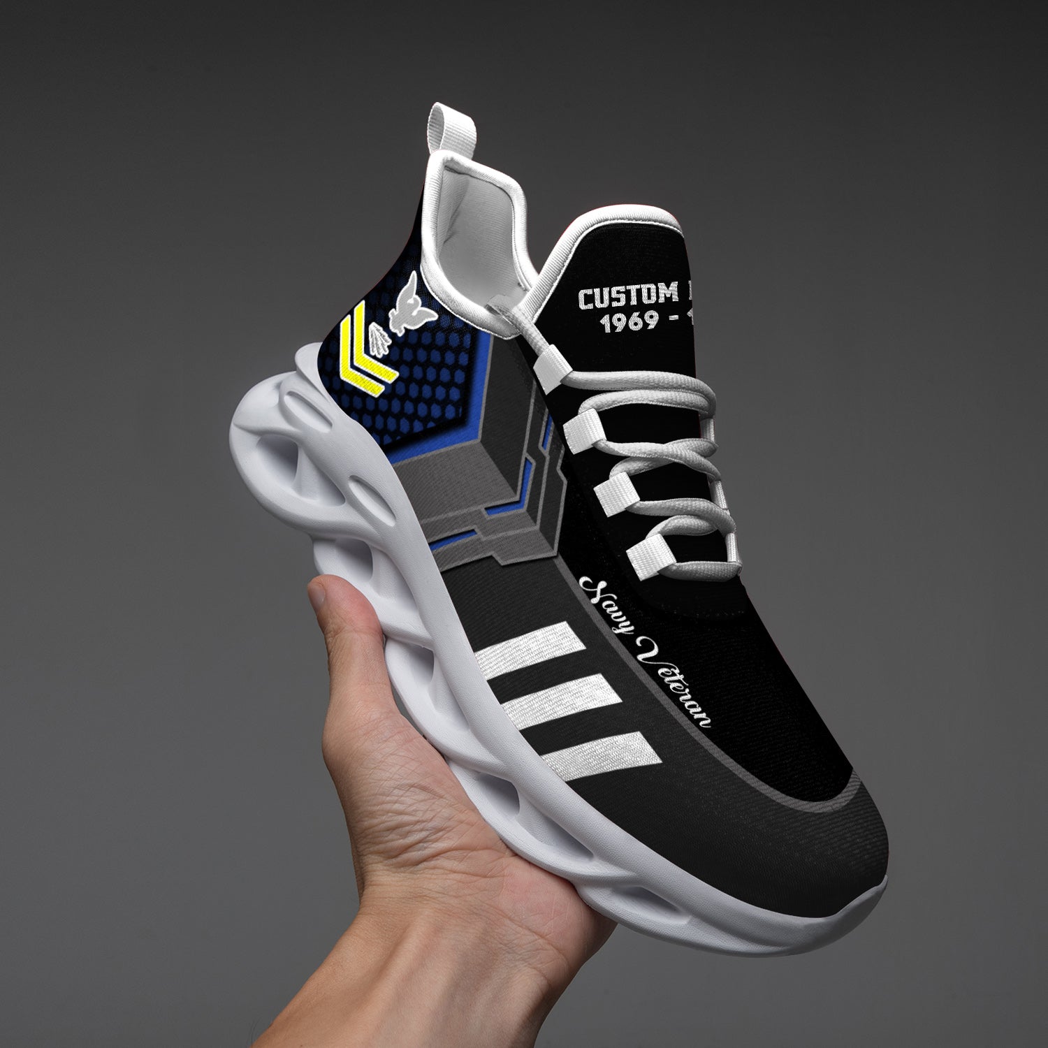 Ideafootwear US Navy Max Soul Shoes Sneakers For Men And Women