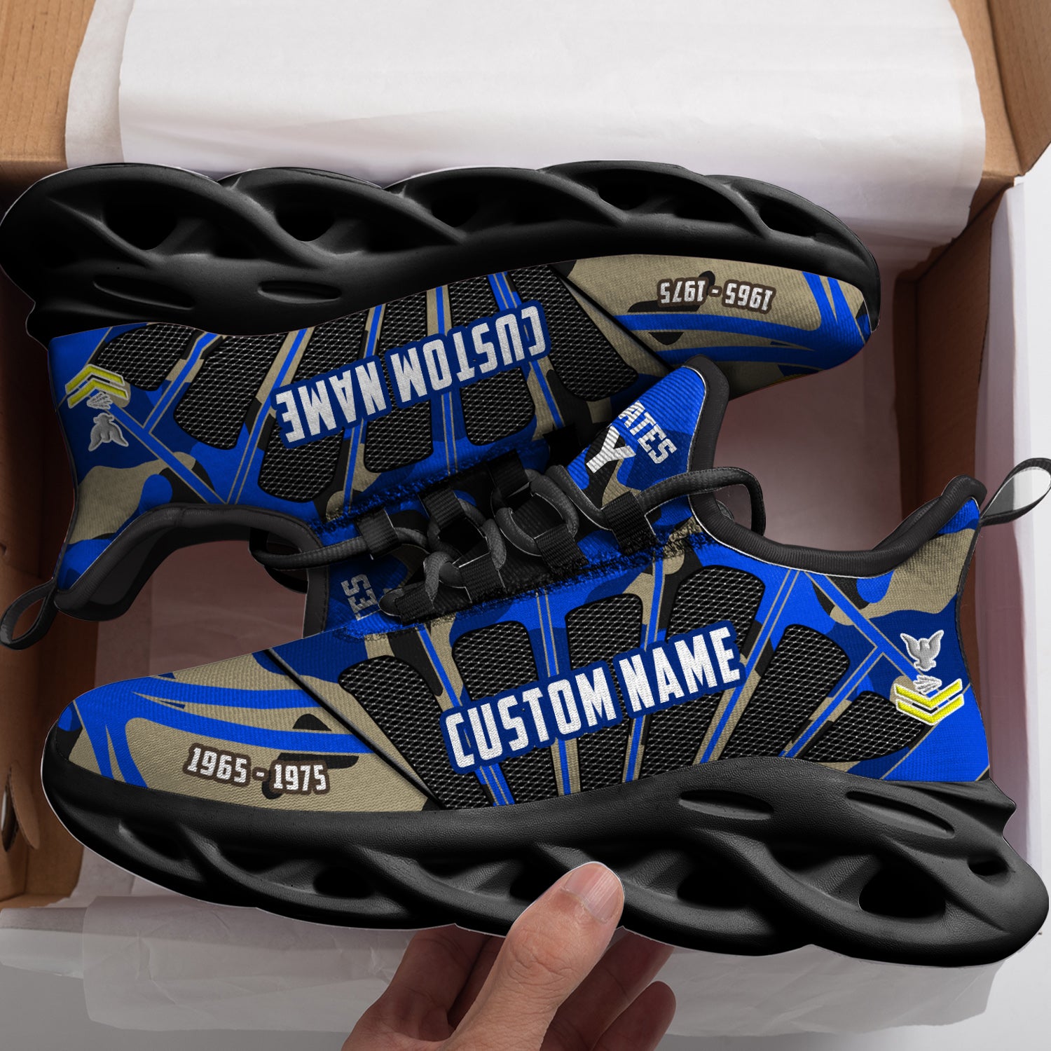 Ideafootwear US Navy Max Soul Shoes Sneakers For Men And Women