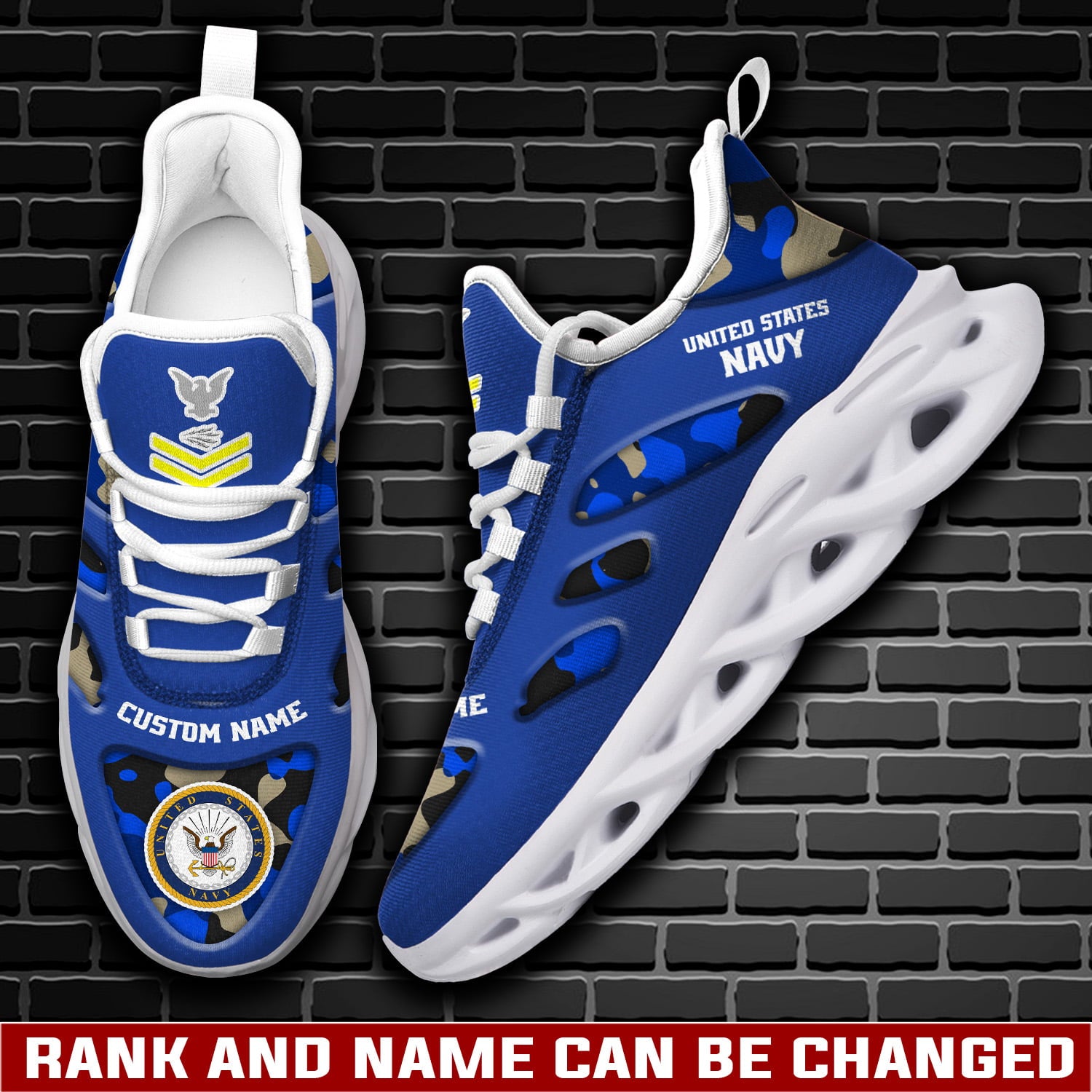 Ideafootwear US Navy Max Soul Shoes Sneakers For Men And Women