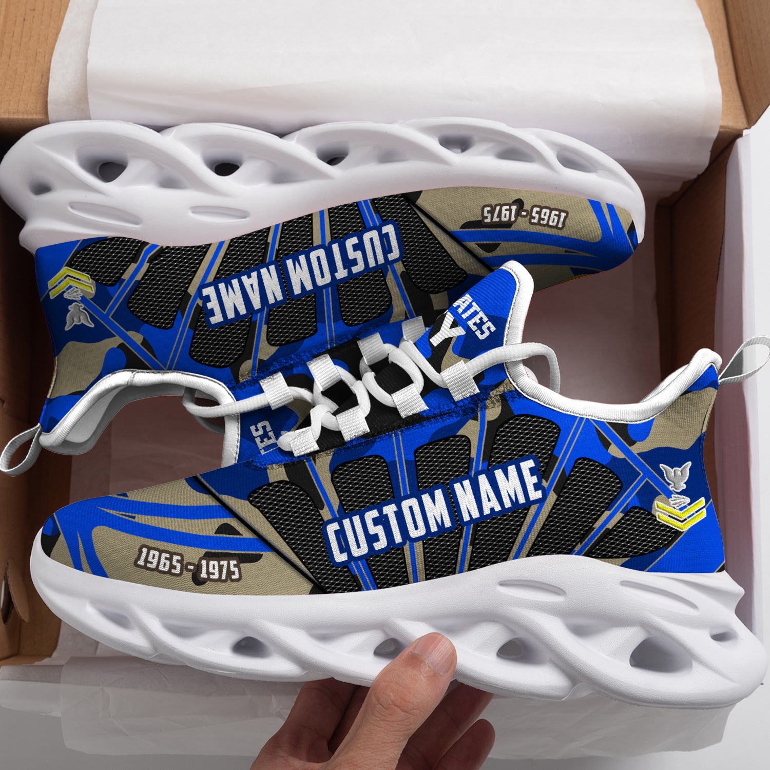 Ideafootwear US Navy Max Soul Shoes Sneakers For Men And Women