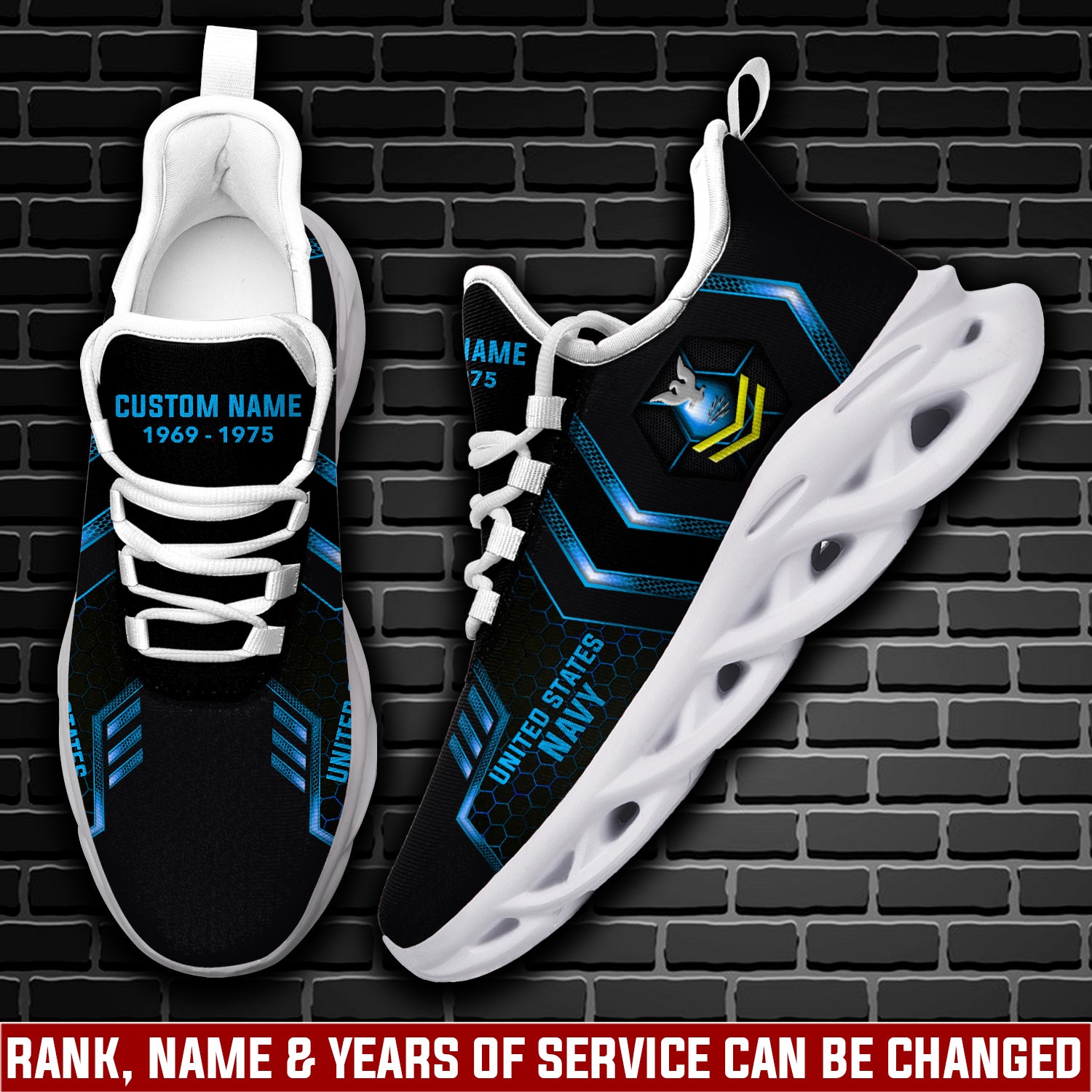 Ideafootwear US Navy Max Soul Shoes Sneakers For Men And Women