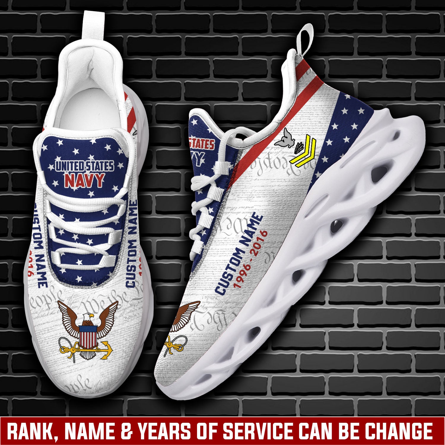 Ideafootwear US Navy Max Soul Shoes Sneakers For Men And Women