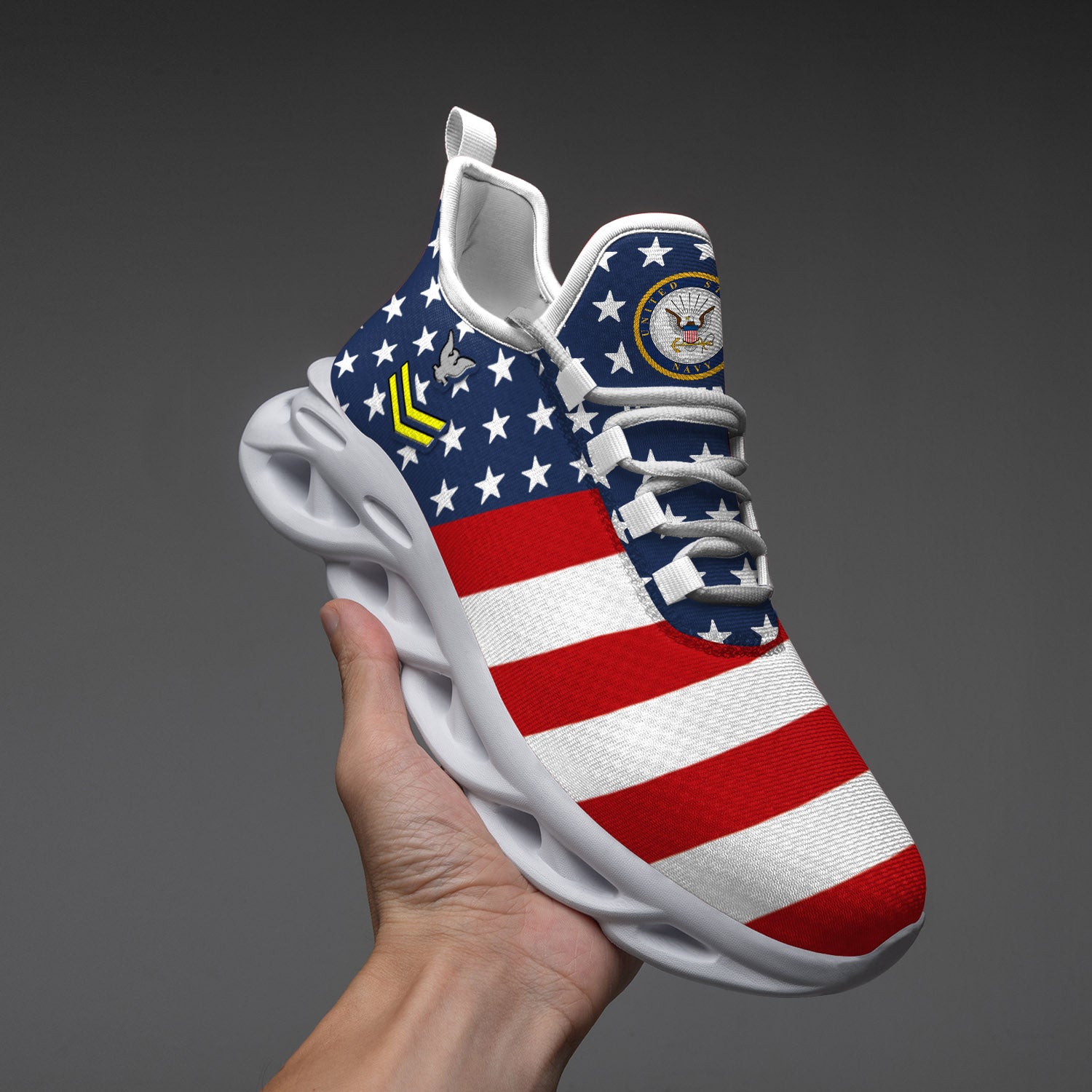 Ideafootwear US Navy Max Soul Shoes Sneakers For Men And Women