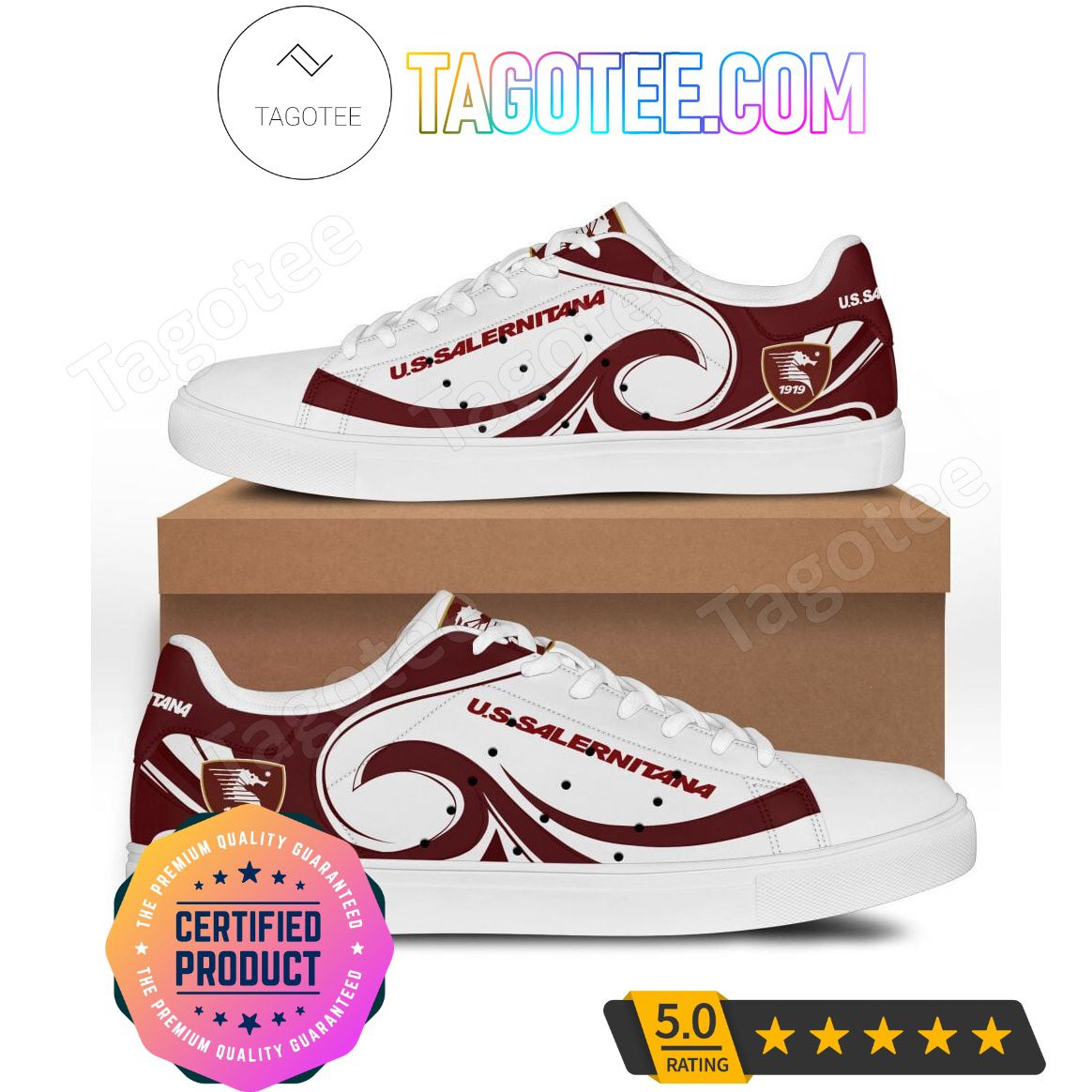 Ideafootwear US Salernitana Skate Stan Shoes Sneakes For Men And Women