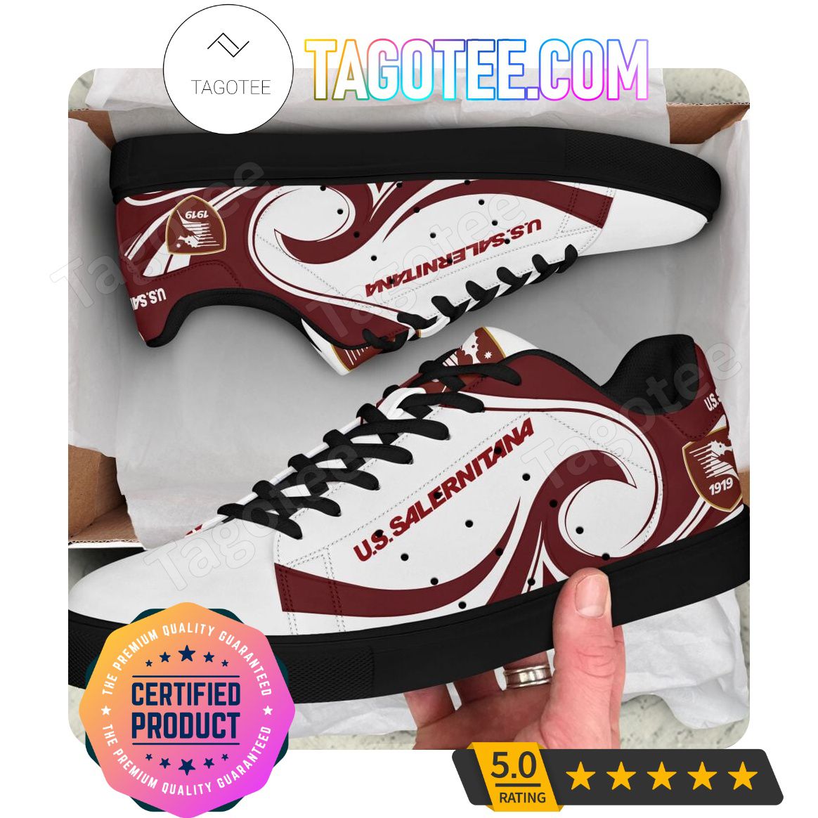 Ideafootwear US Salernitana Skate Stan Shoes Sneakes For Men And Women