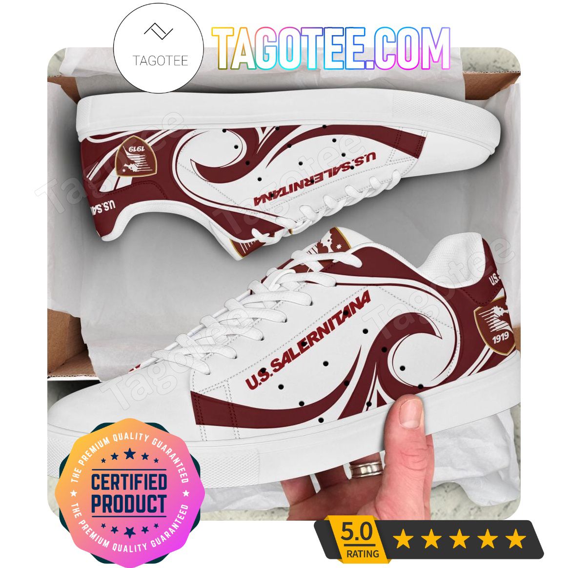 Ideafootwear US Salernitana Skate Stan Shoes Sneakes For Men And Women