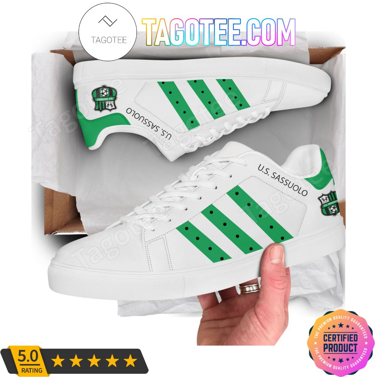 Ideafootwear US Sassuolo Skate Stan Shoes Sneakes For Men And Women