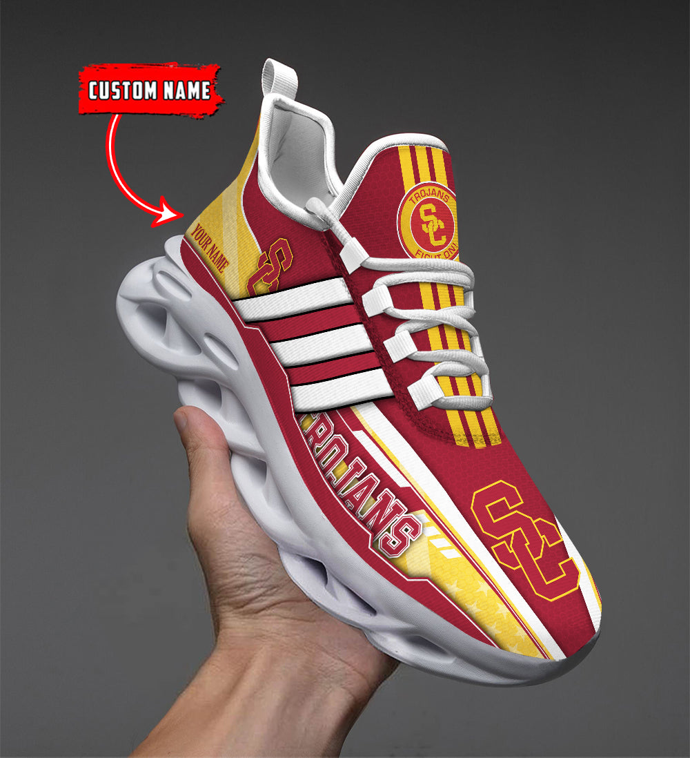 Ideafootwear USC Trojans Max Soul Shoes Sneakers For Men And Women