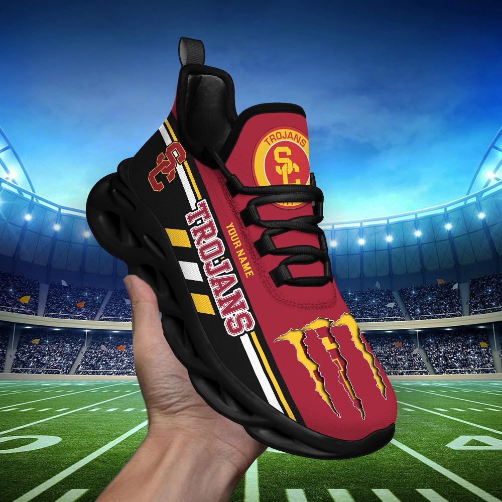 Ideafootwear USC Trojans Max Soul Shoes Sneakers For Men And Women