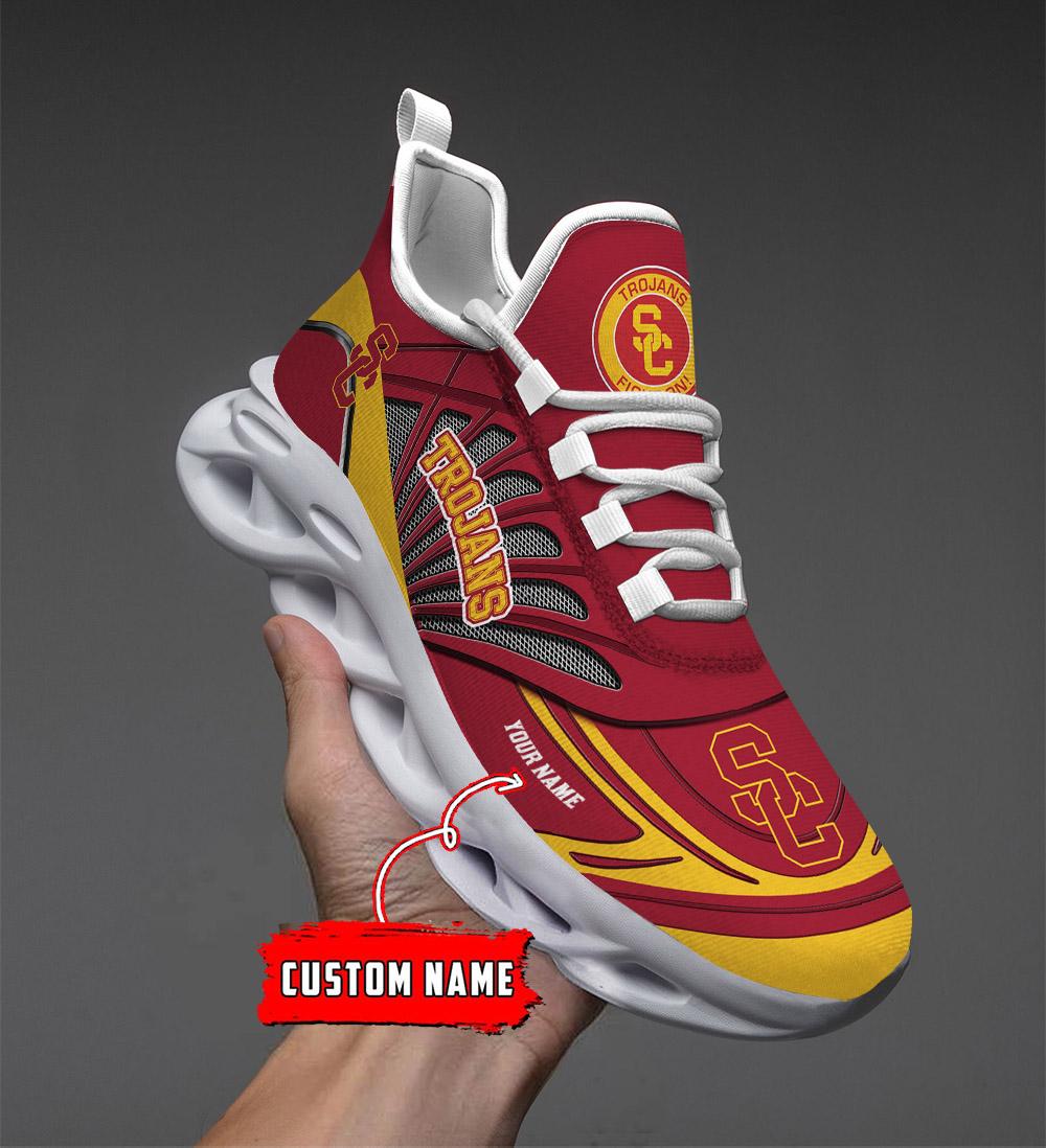 Ideafootwear USC Trojans Max Soul Shoes Sneakers For Men And Women
