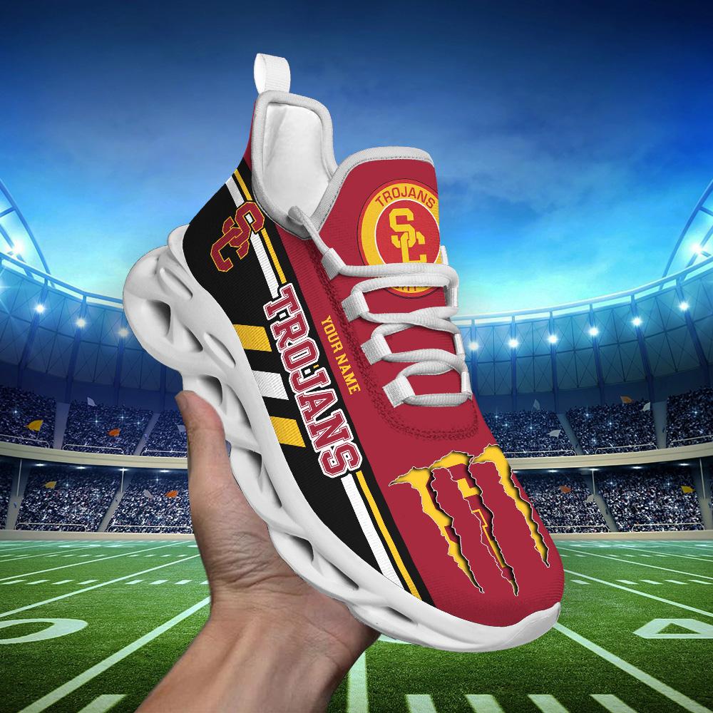 Ideafootwear USC Trojans Max Soul Shoes Sneakers For Men And Women