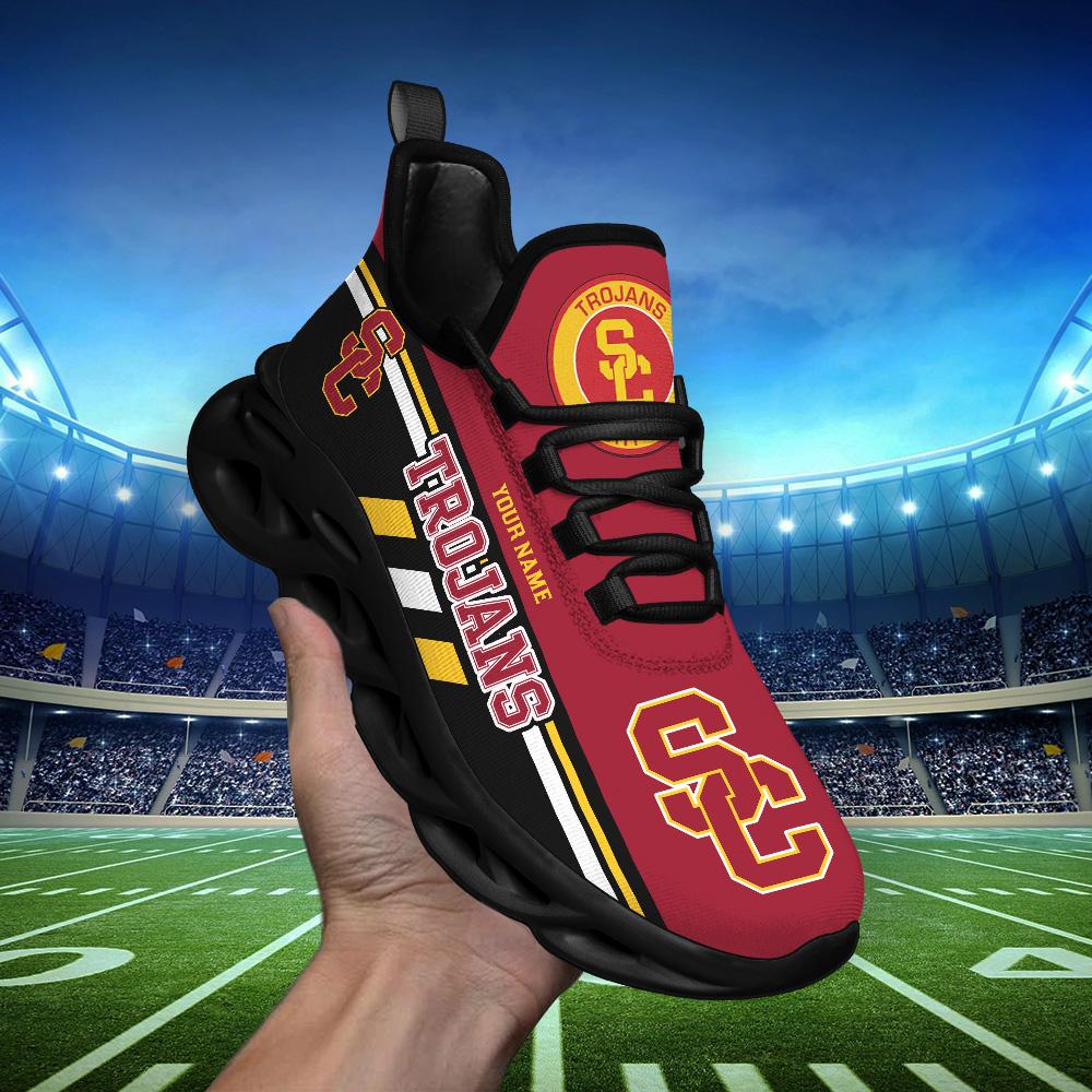 Ideafootwear USC Trojans Max Soul Shoes Sneakers For Men And Women