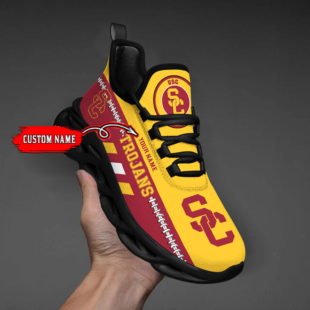 Ideafootwear USC Trojans Max Soul Shoes Sneakers For Men And Women