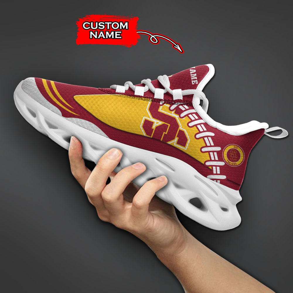 Ideafootwear USC Trojans NCAA Max Soul Shoes Sneakers For Men And Women