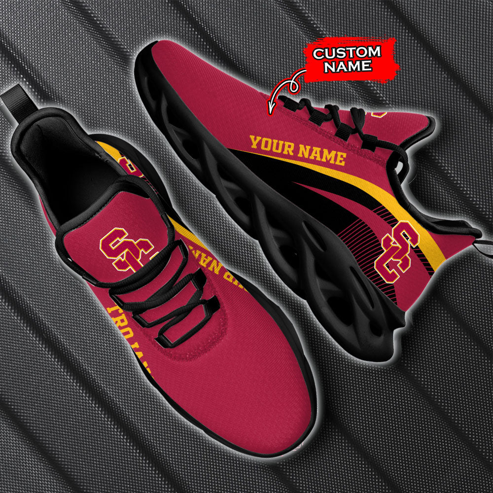 Ideafootwear USC Trojans NCAA Max Soul Shoes Sneakers For Men And Women