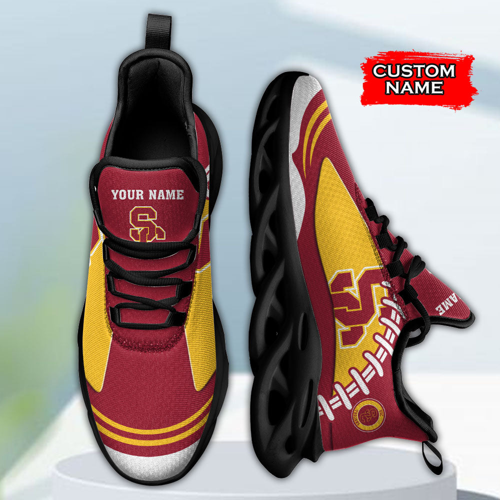 Ideafootwear USC Trojans NCAA Max Soul Shoes Sneakers For Men And Women