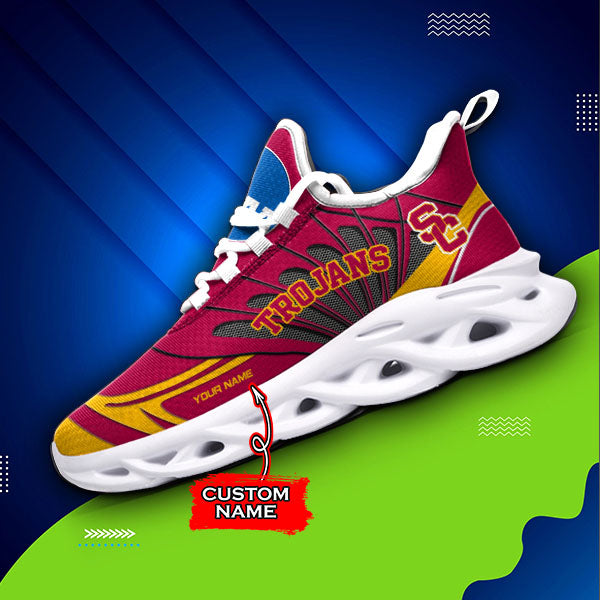 Ideafootwear USC Trojans NCAA Max Soul Shoes Sneakers For Men And Women