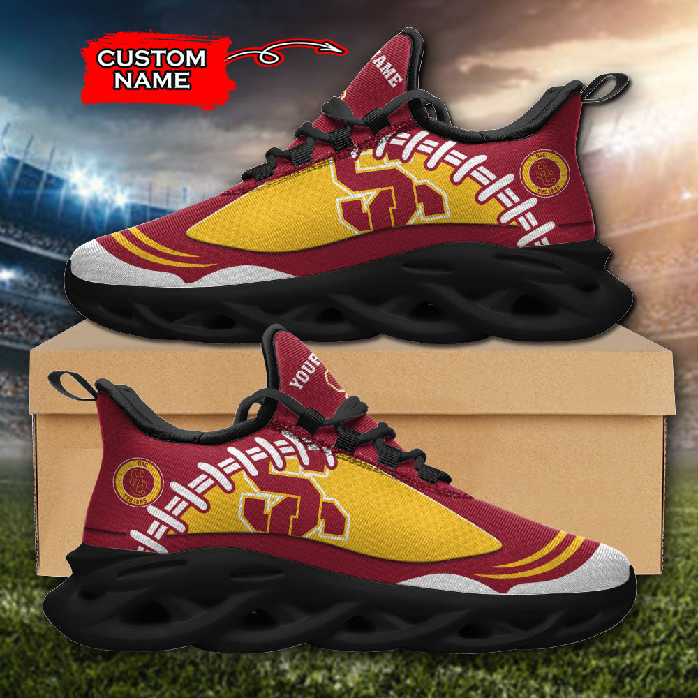 Ideafootwear USC Trojans NCAA Max Soul Shoes Sneakers For Men And Women