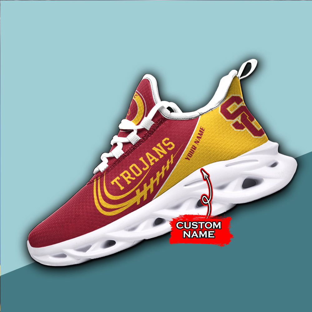 Ideafootwear USC Trojans NCAA Max Soul Shoes Sneakers For Men And Women