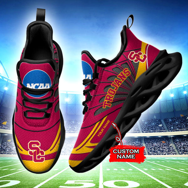 Ideafootwear USC Trojans NCAA Max Soul Shoes Sneakers For Men And Women