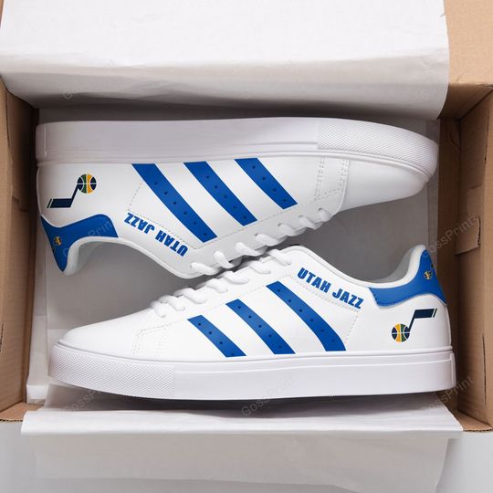 Ideafootwear Utah Jazz Skate Stan Shoes Sneakes For Men And Women