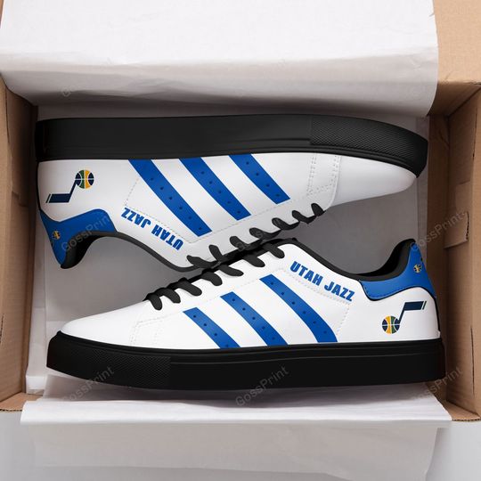 Ideafootwear Utah Jazz Skate Stan Shoes Sneakes For Men And Women