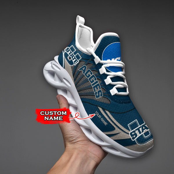 Ideafootwear Utah State Aggies NCAA Max Soul Shoes Sneakers For Men And Women
