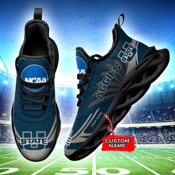 Ideafootwear Utah State Aggies NCAA Max Soul Shoes Sneakers For Men And Women