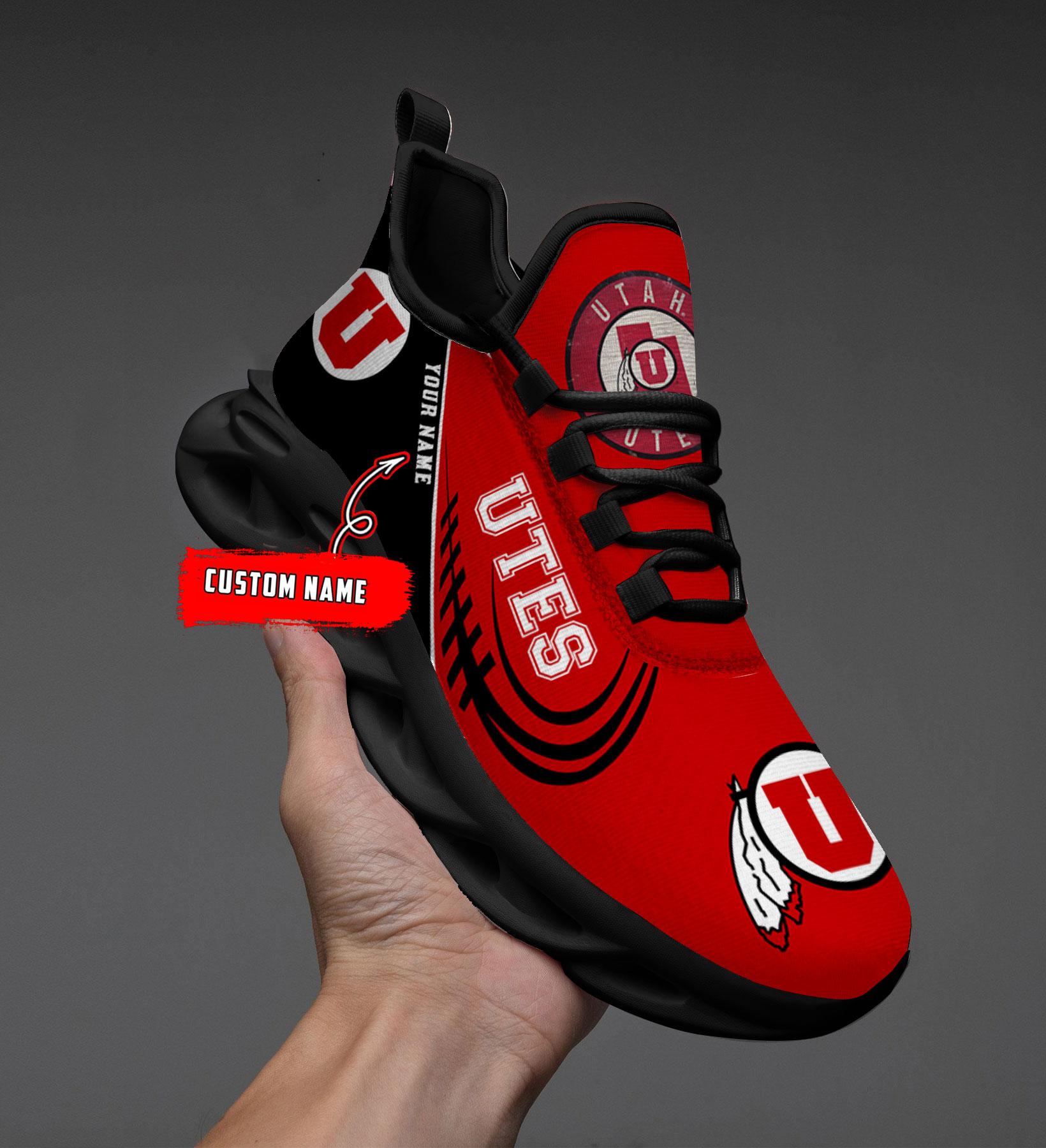 Ideafootwear Utah Utes Max Soul Shoes Sneakers For Men And Women