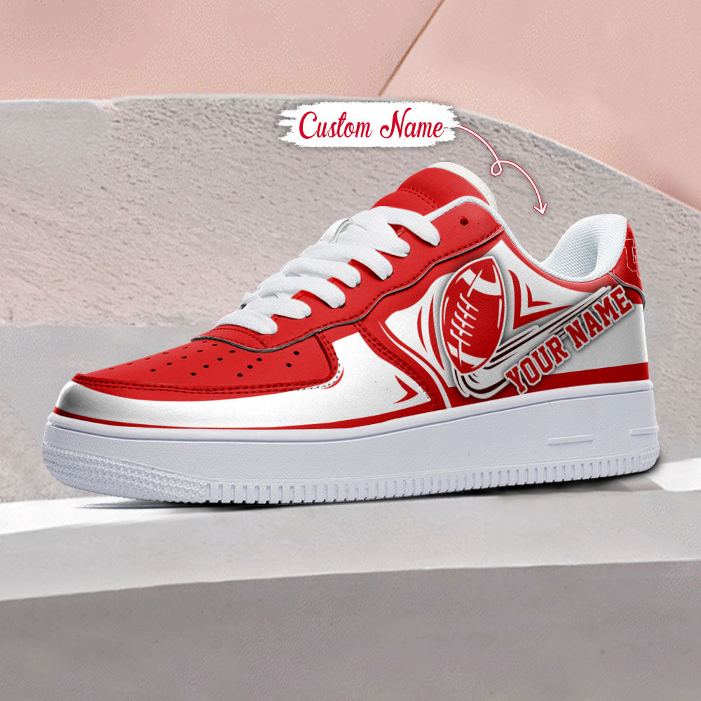 Ideafootwear Utah Utes NCAA Air Low-Top Sneakers Shoes For Men And Women